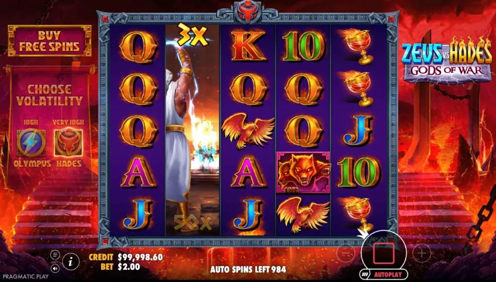 Zeus vs Hades sur smartphones et tablettes