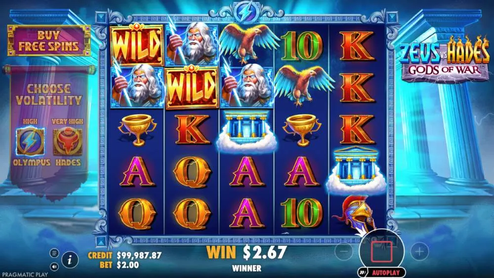 Syst&egrave;me de bonus de Zeus vs Hades